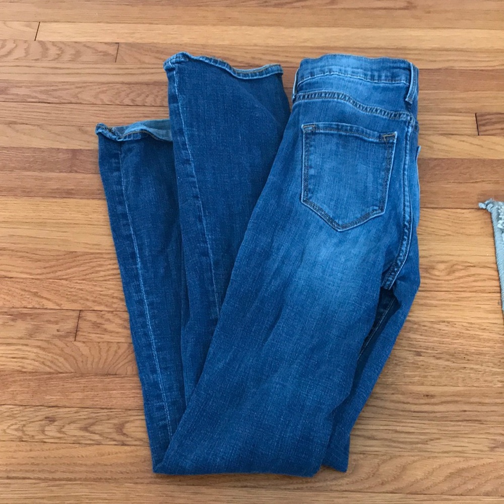 High rise flare jeans